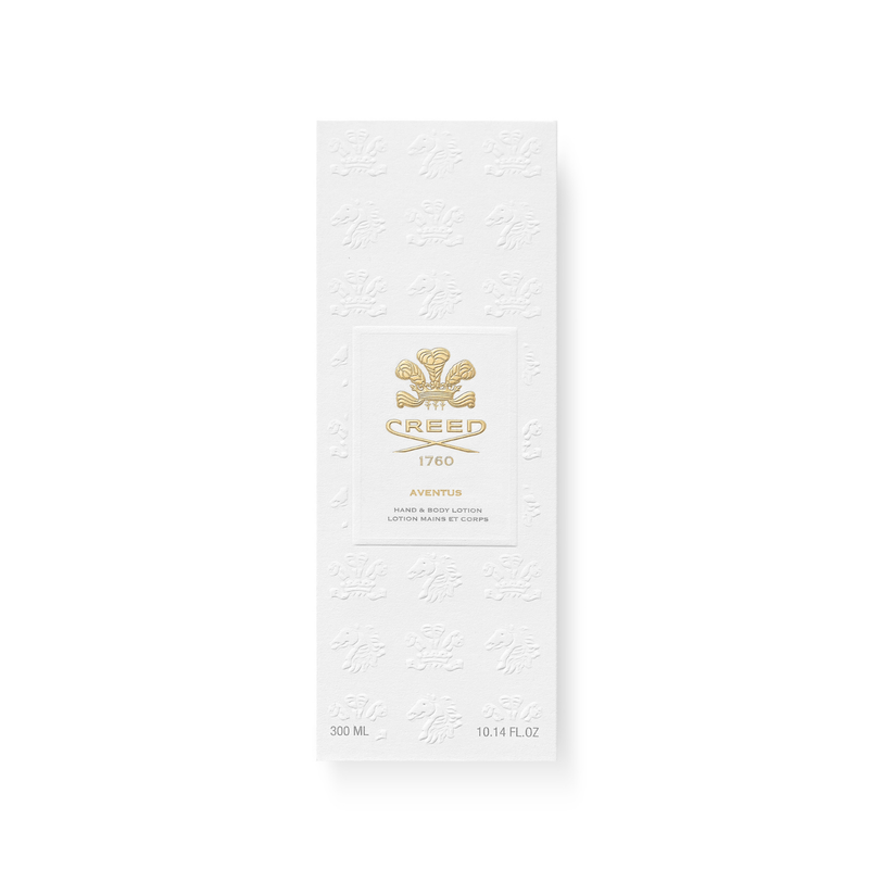 Creed Aventus Hand & Body Lotion packaging