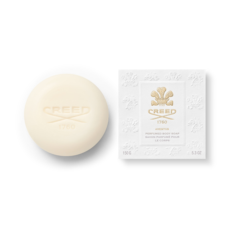 Creed Aventus Perfumed Soap 150g and packaging