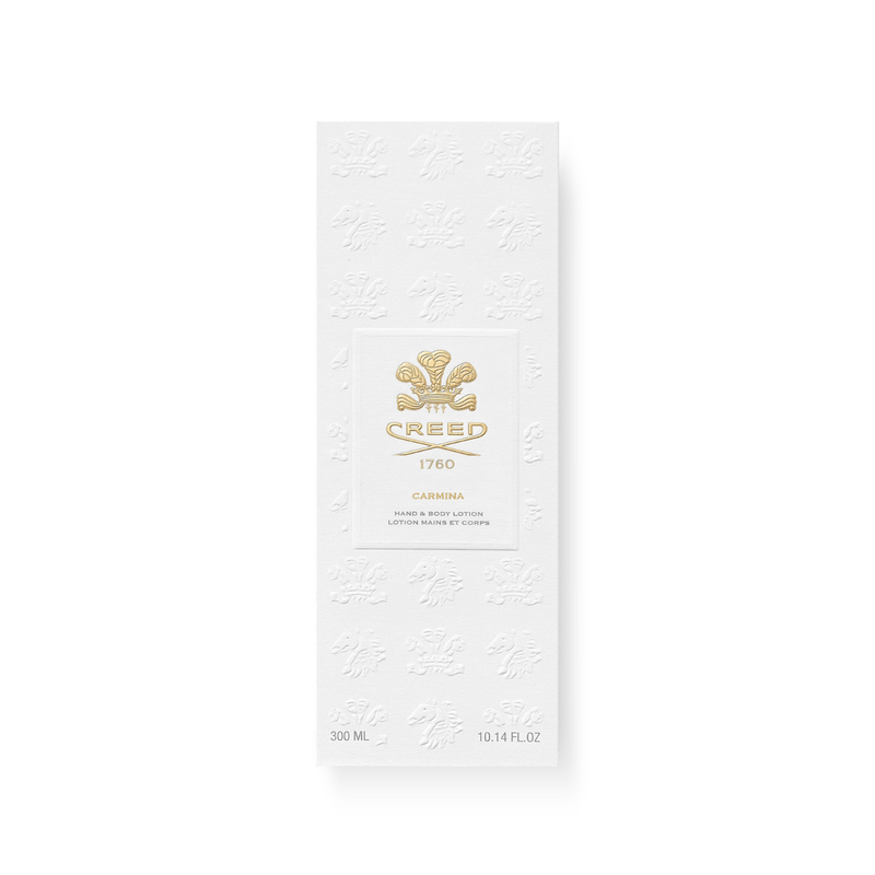 Creed Carmina Hand & Body Lotion packaging