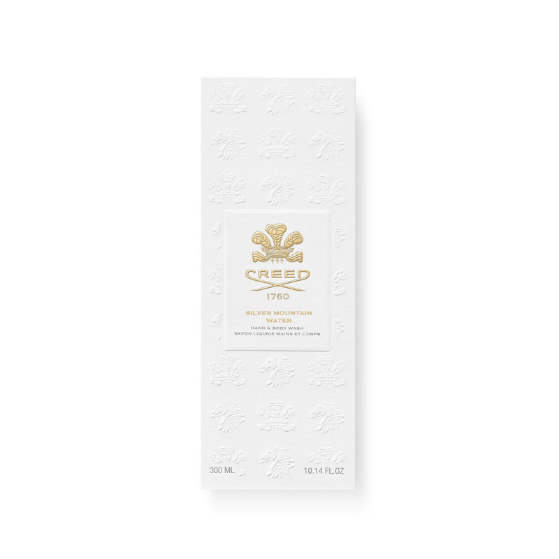 Creed Silver Mountain Water Hand & Body Wash packaging