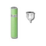 Silver & Green Neon Pocket Atomiser