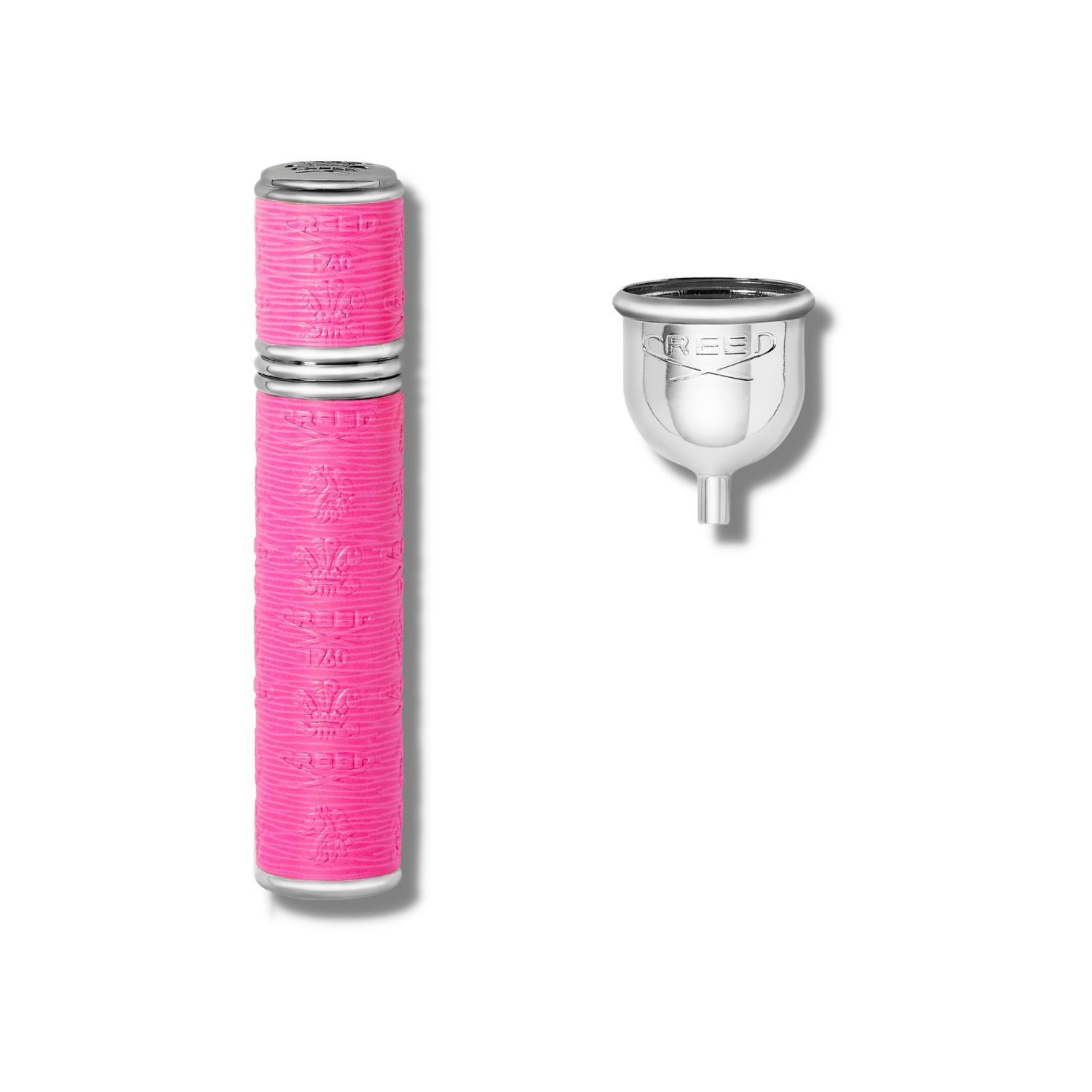 Silver & Pink Neon Pocket Atomiser