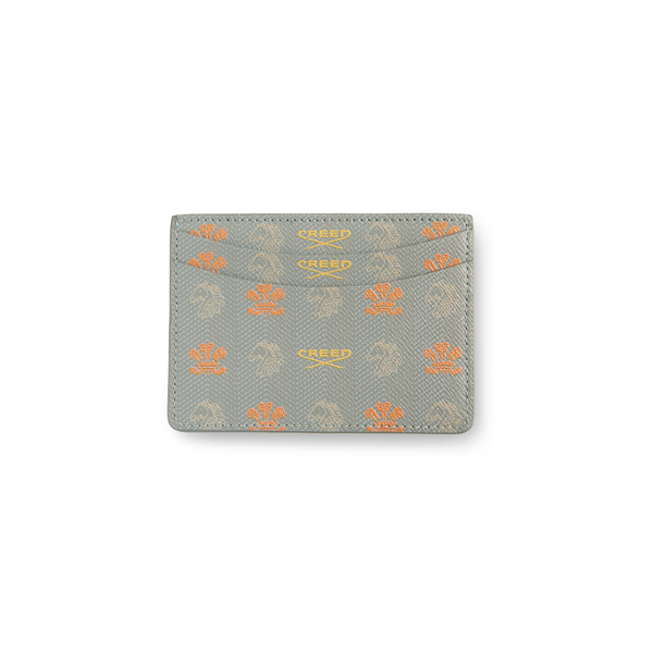 Grey Leather Credit Card Holder