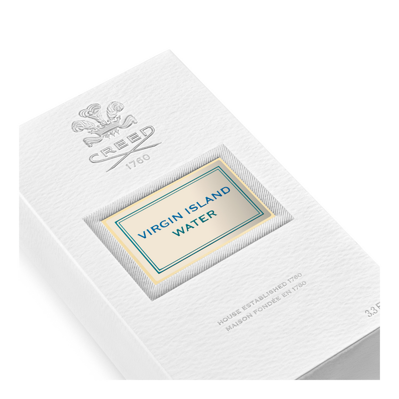 Creed Virgin Island Water 100ml packaging