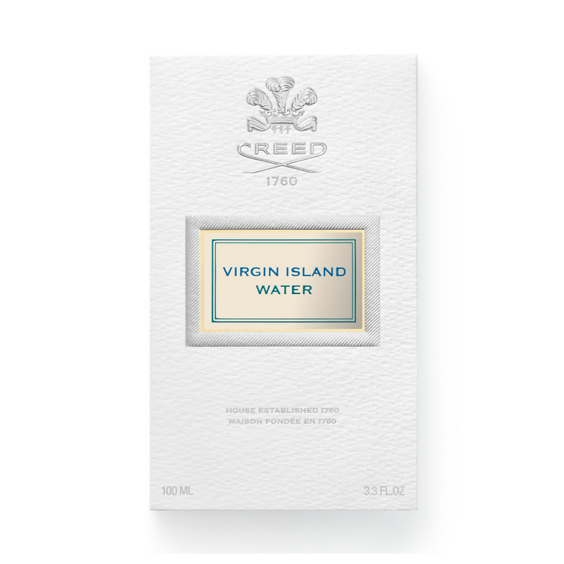 Creed Virgin Island Water 100ml packaging